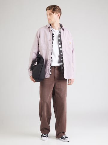 Carhartt WIPComfort Fit Košulja 'Walter' - roza boja