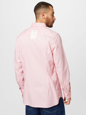 Tommy Remixed Regular fit Button Up Shirt in Pink