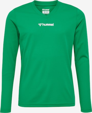 Hummel Performance Shirt 'Essential' in Green: front