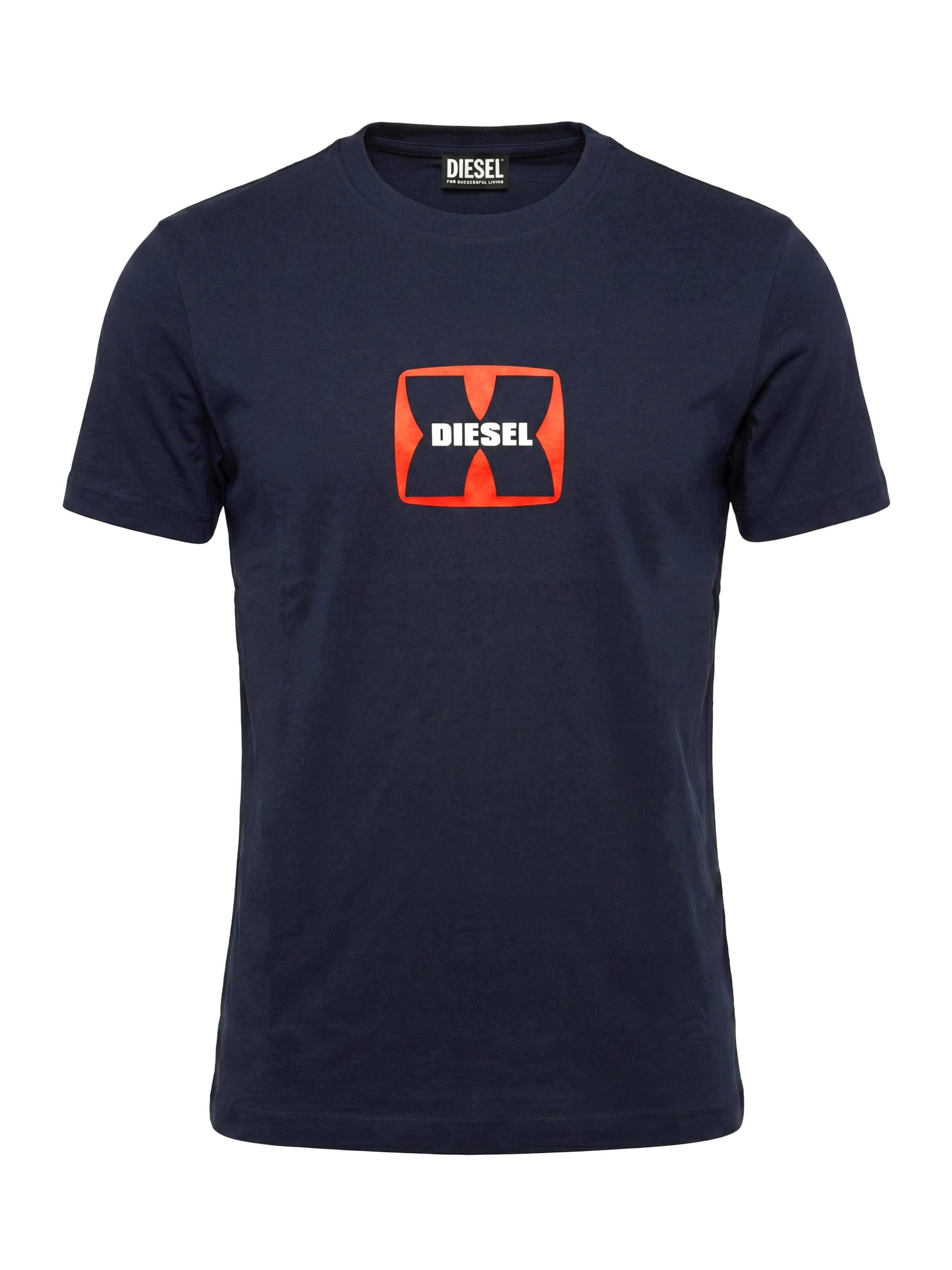 DIESEL Shirt 'T-DIEGOR-K47' in Blauw: voorkant