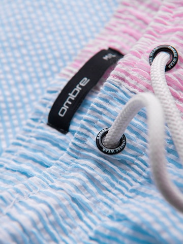 Shorts de bain Ombre en mélange de couleurs
