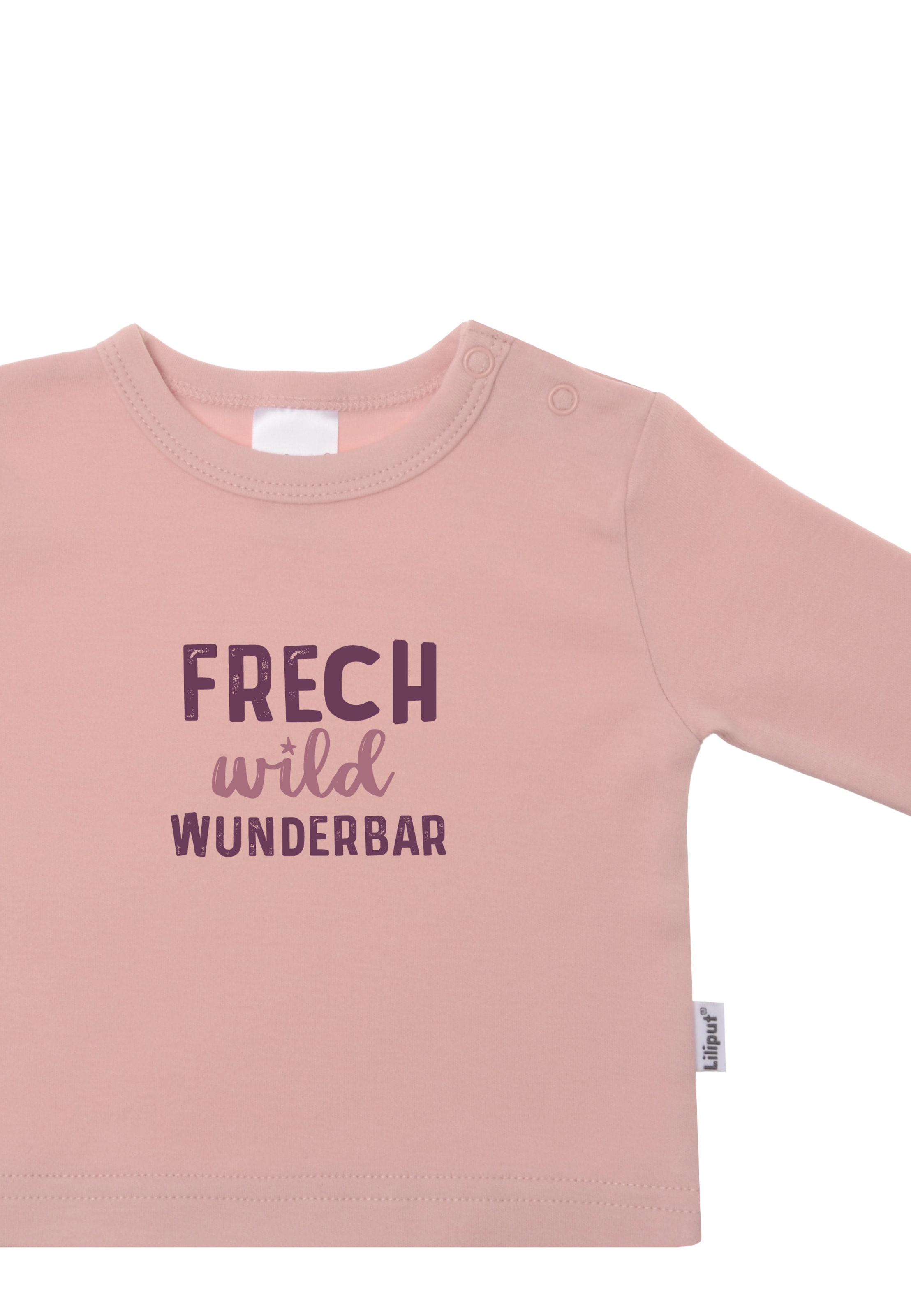 LILIPUT Shirt 'Frech wild wunderbar' in Pink