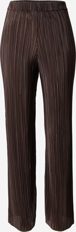 Monki Wide leg Trousers in Brown: front