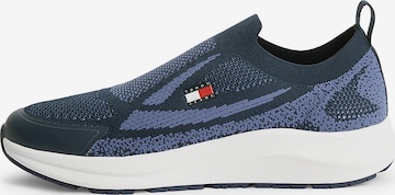 Tommy Jeans Slip-Ons in Blue: front