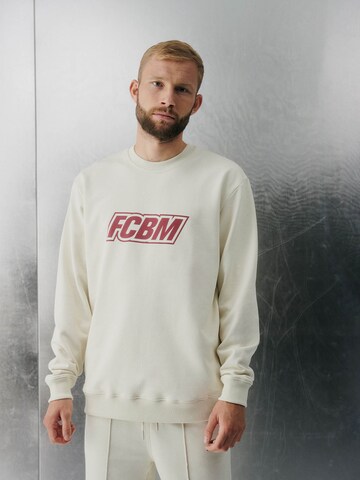 Sweat-shirt 'Dian' FCBM en blanc : devant