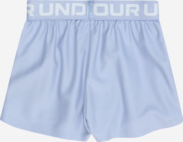 UNDER ARMOURLoosefit Sportske hlače 'Play Up' - plava boja