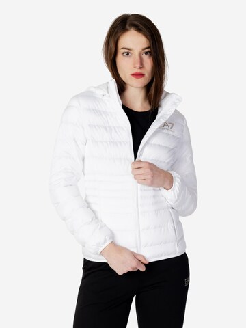 EA7 Emporio Armani Winterjas 'BOMBER 8NTB23 TNF8Z' in Wit: voorkant