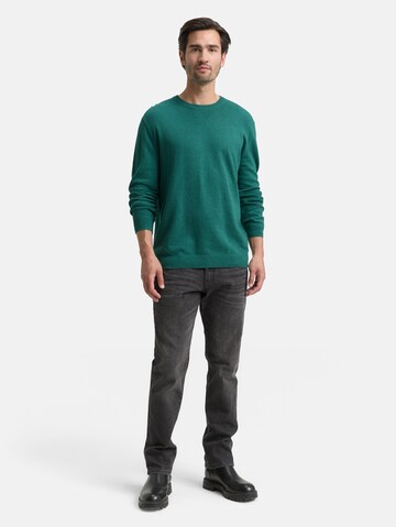 TOM TAILOR Sweater in Green