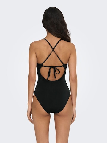 ONLY Triangle Swimsuit in Black