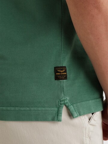 PME Legend T-shirt 'Polo shirt with garment-dye wash and tailwing logo' i svart