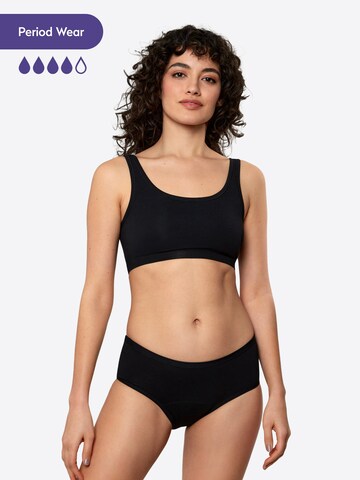 SNOCKS Boyshorts 'LENE' in Black: front