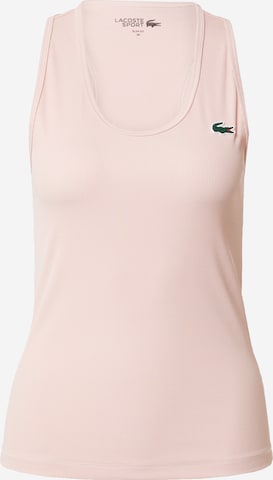 Lacoste Sport Sports Top in Pink: front