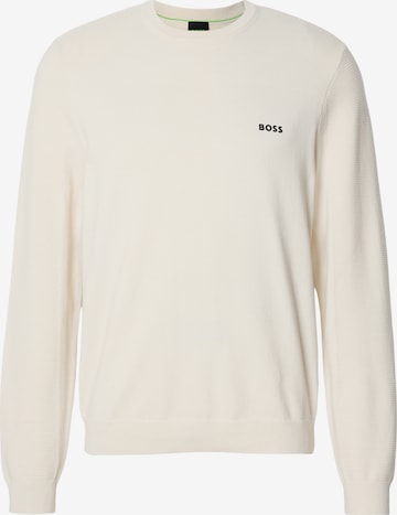 BOSS Pullover 'Momentum-X' in Weiß: Vorderseite