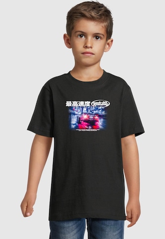 Mister Tee Tričko 'Drift Racing' – černá: přední strana
