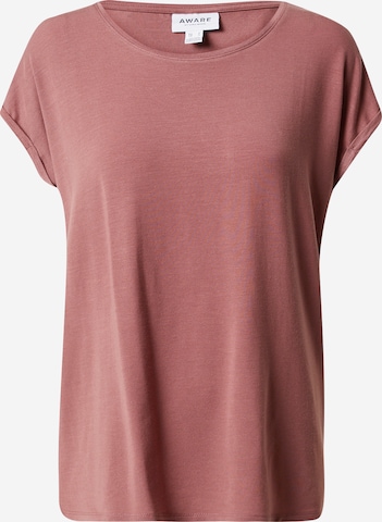 T-shirt 'AVA' VERO MODA en rose : devant