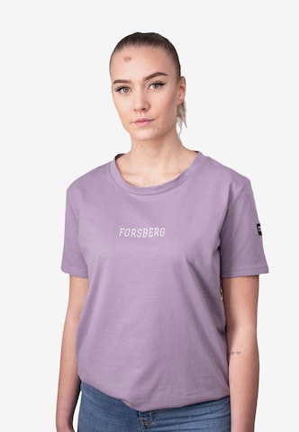 FORSBERG T-Shirt 'Ilma' in Lila: predná strana