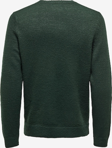 Pullover 'Chris' di Only & Sons in verde