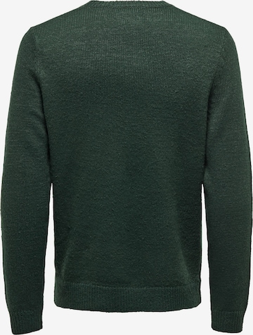 Pull-over 'Chris' Only & Sons en vert