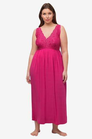 Ulla Popken Nightgown in Pink: front