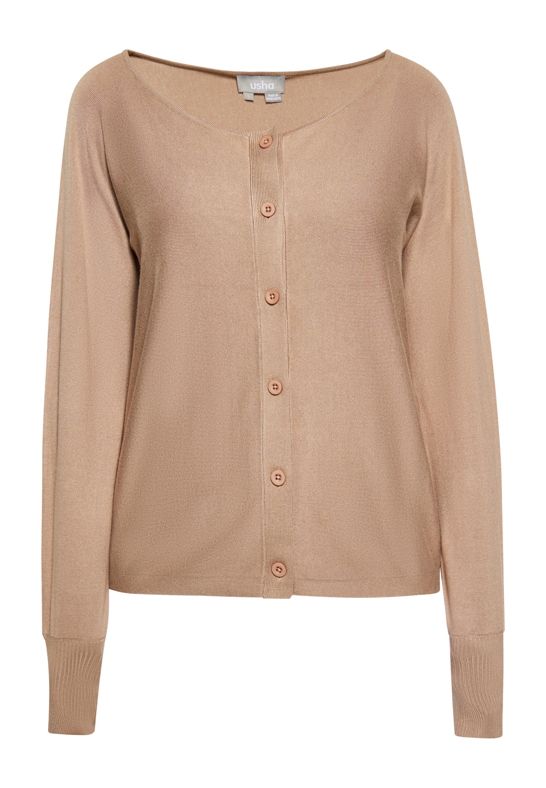 Usha Strickjacke in Beige: Vorderseite