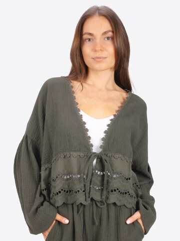 Seasons of April Blouse 'Laura' in Groen: voorkant