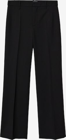 MANGO Regular Pleated Pants 'Greta' in Black: front