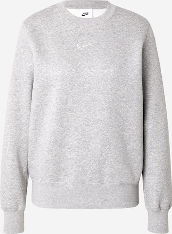 Nike SportswearSweater majica 'Phoenix Fleece' - siva boja: prednji dio