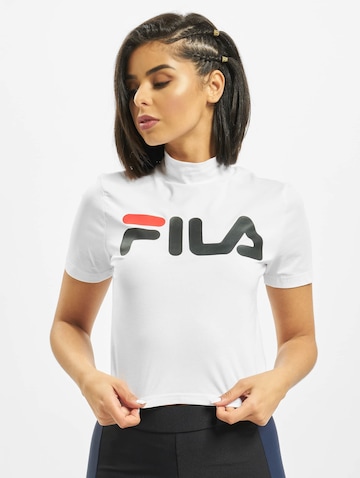 Tricou de la FILA pe alb: față