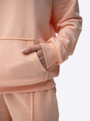 TATES Oversized Sweater 'Kuscheliger Light Hoodie' in Orange