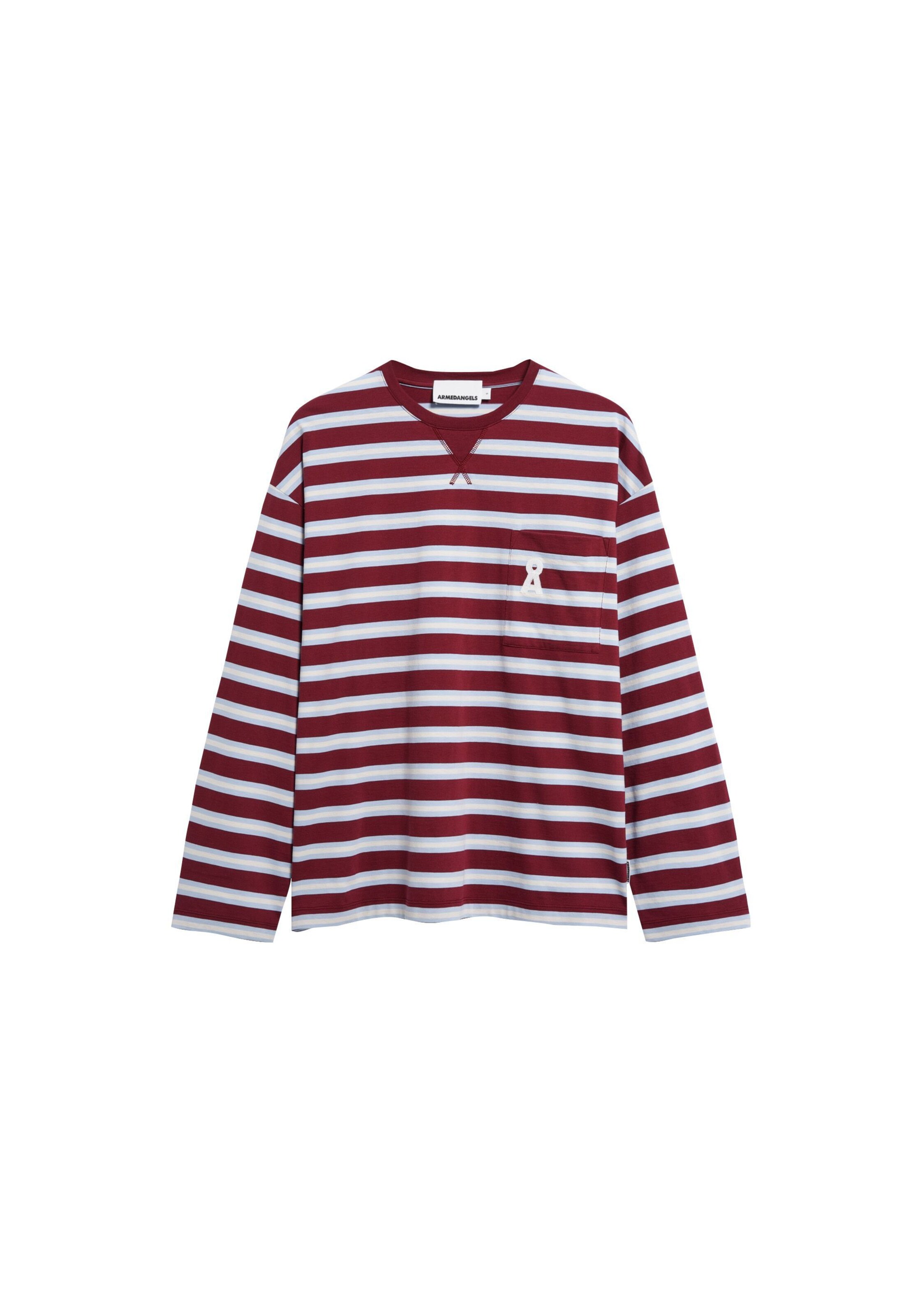 ARMEDANGELS Longsleeve ICONIC Å FIETAA STRIPE in Mischfarben: Vorderseite