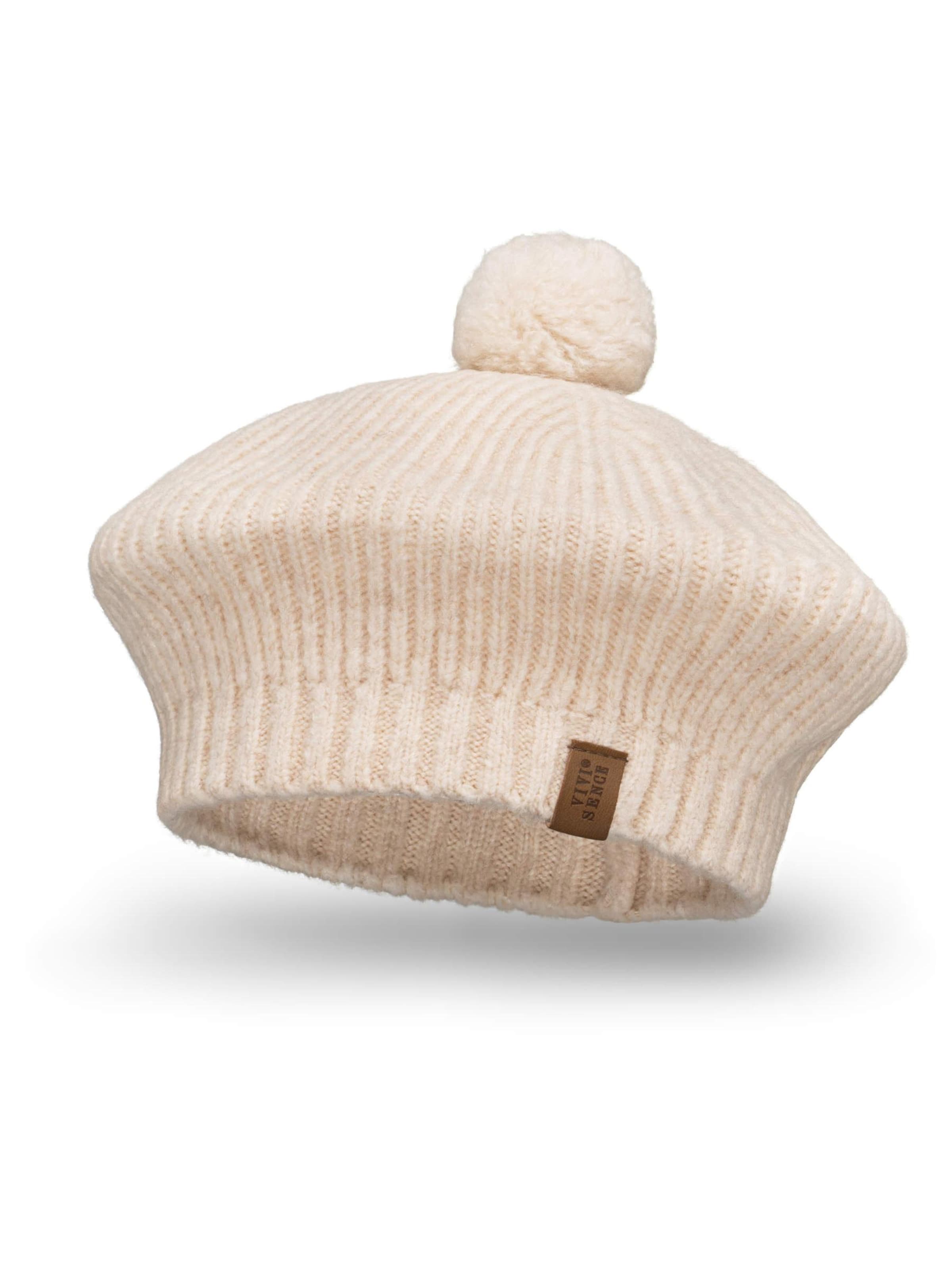 Bonnet '7074' Vivisence en beige : devant