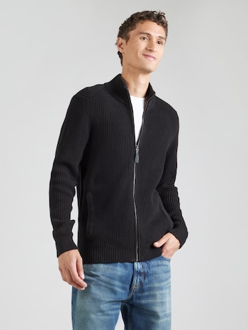 s.Oliver Strickjacke in Schwarz: Vorderseite
