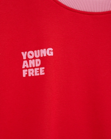 Sweat-shirt WE Fashion en rouge