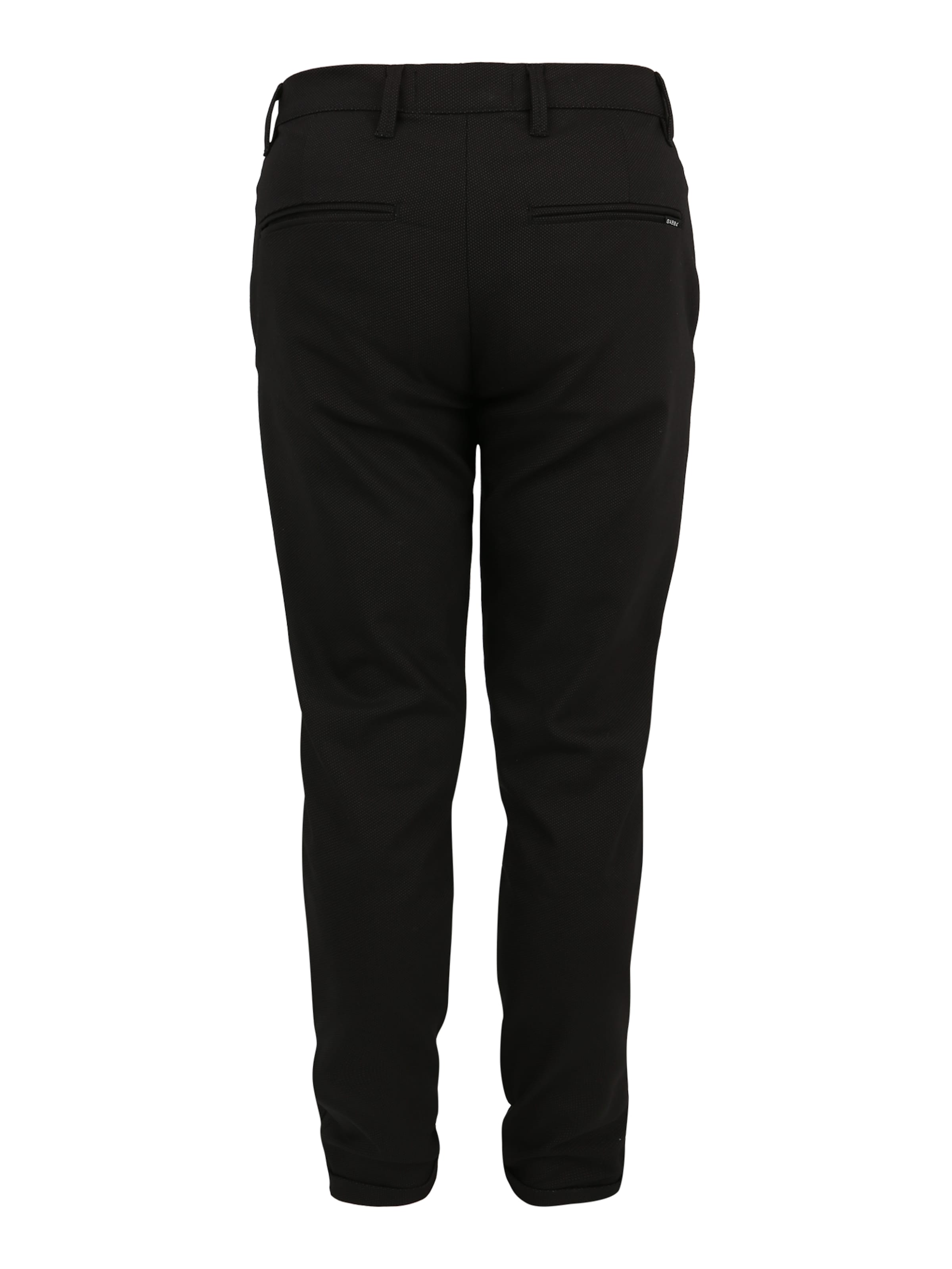 GABBA Slim fit Chino trousers 'Pisa' in Black