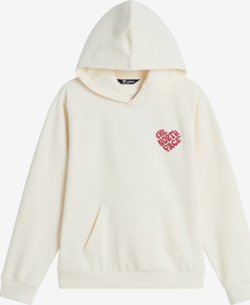 THE NORTH FACE Sweatshirt in White: front