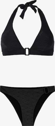 PROTEST Bikini 'PRTEnna' in Schwarz: Vorderseite