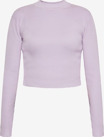 faina - Pullover em roxo: frente