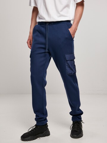 Urban Classics Regular Cargo Pants 'Commuter' in Blue: front