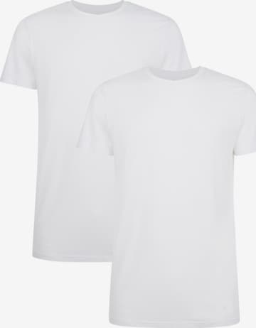 Bamboo basics Shirt 'Ruben' in White: front