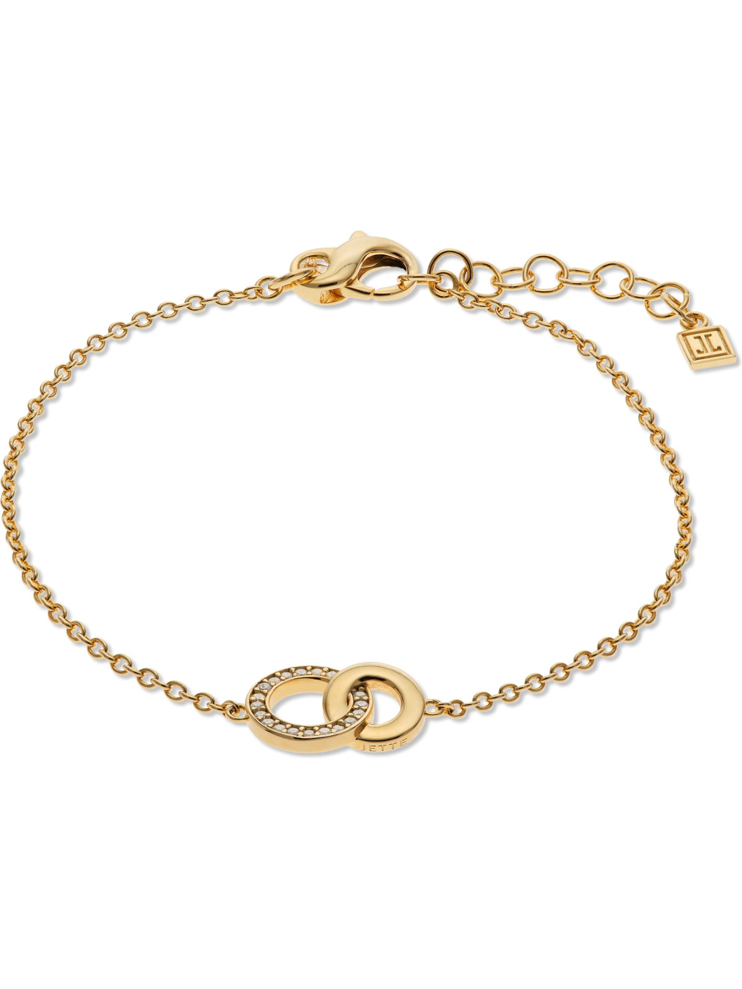 JETTE Armband in Gold: Vorderseite