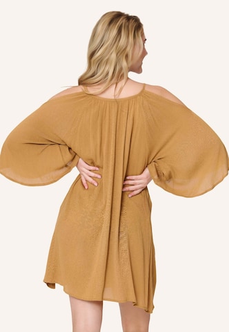 LingaDore - Vestido de praia em castanho