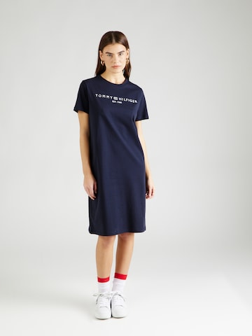 Robe TOMMY HILFIGER en bleu : devant