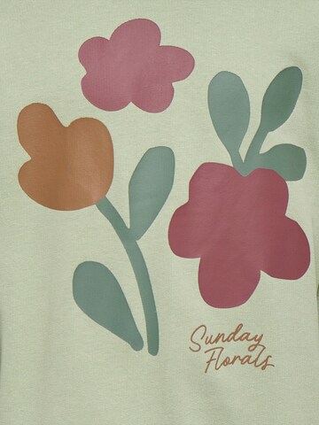 Sweat-shirt 'KMGGEORGIAS' Only Mini en vert