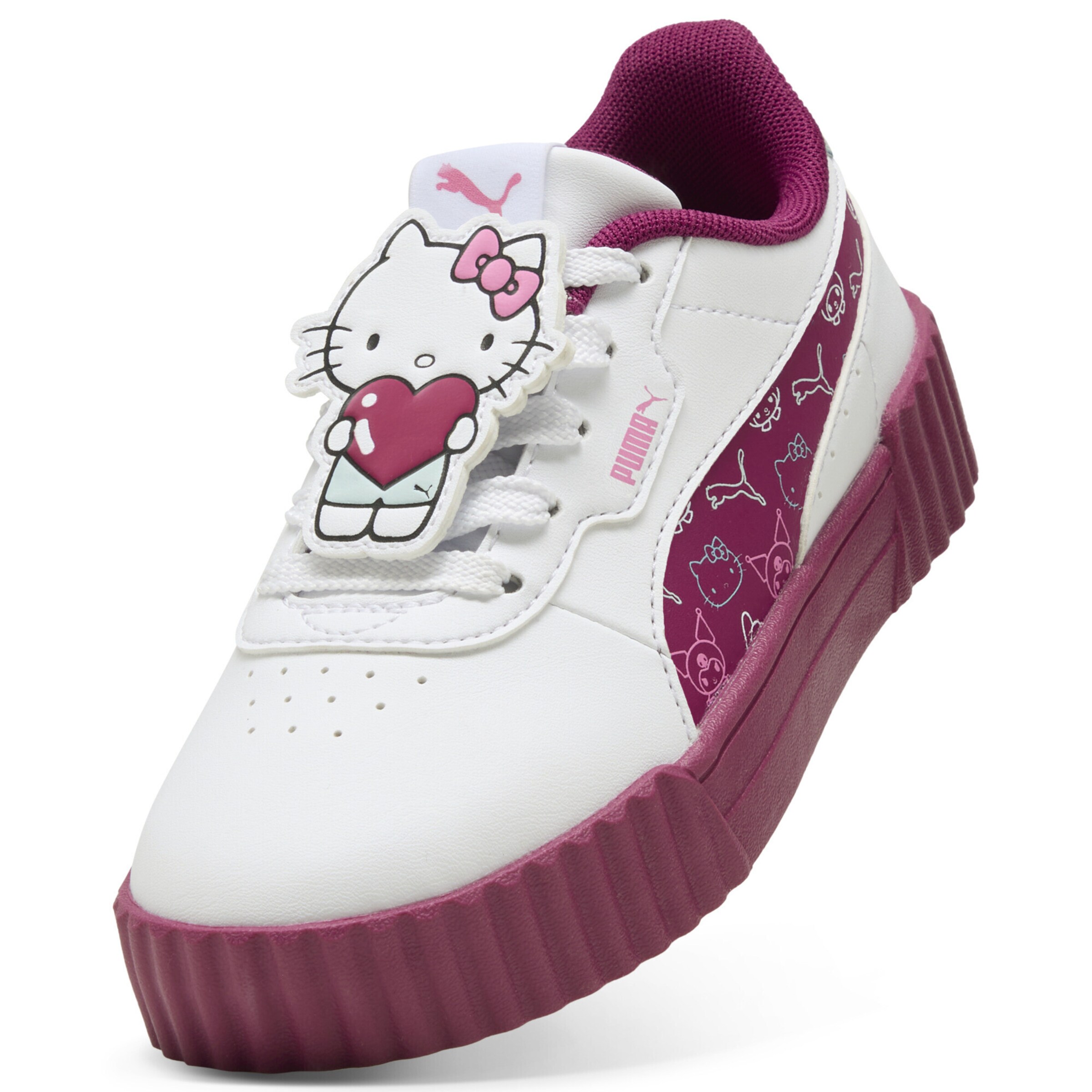 PUMA Trainers 'Carina 3.0' in Berry / White, Item view