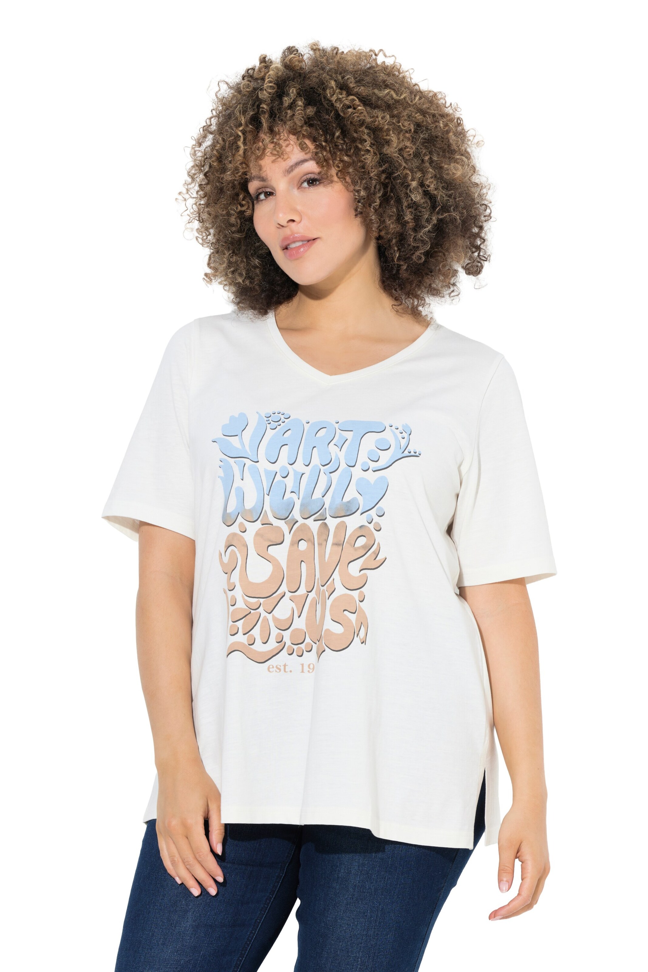 Ulla Popken Shirt in White: front
