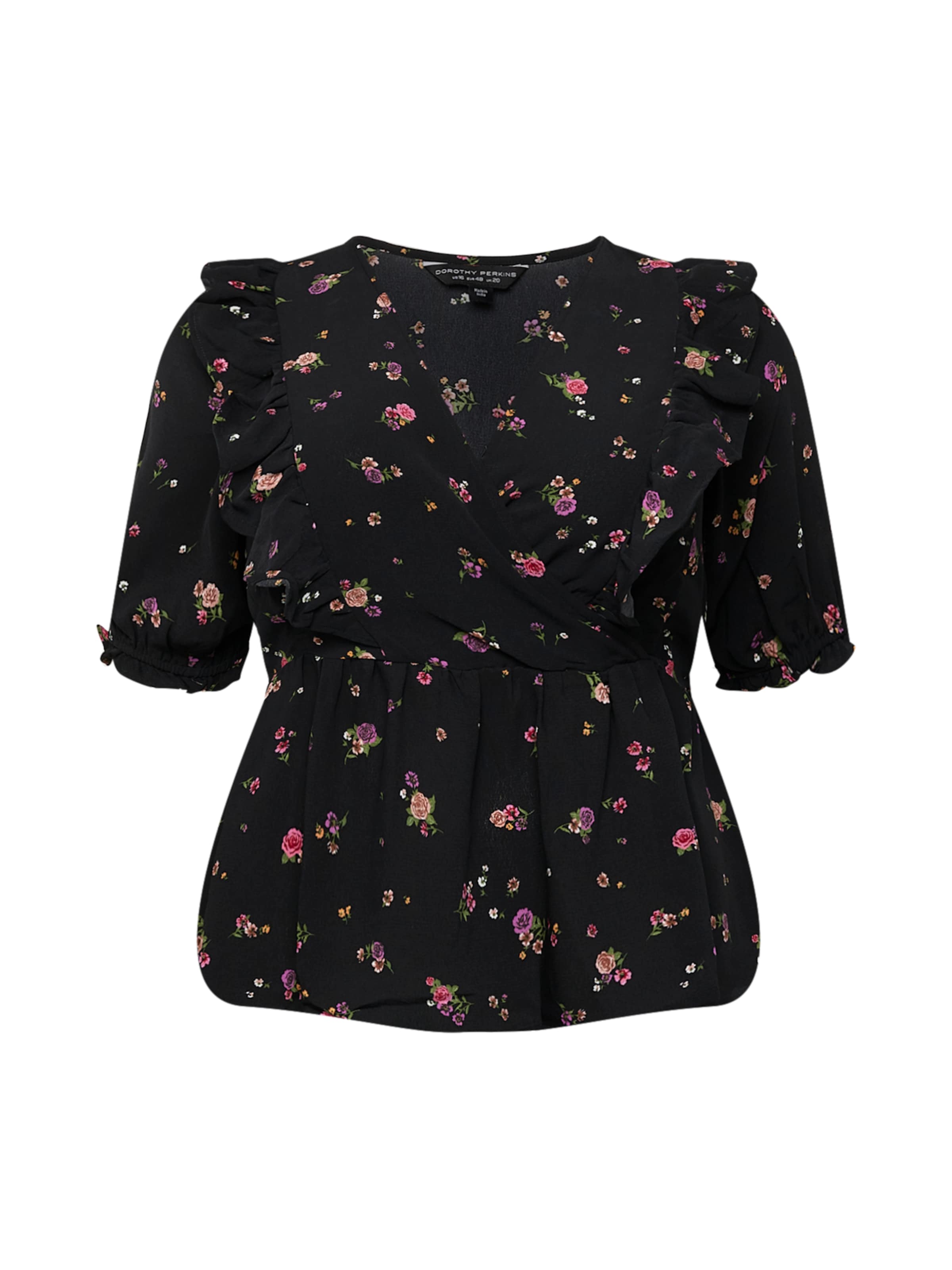 Dorothy Perkins Curve Bluse i sort: forside