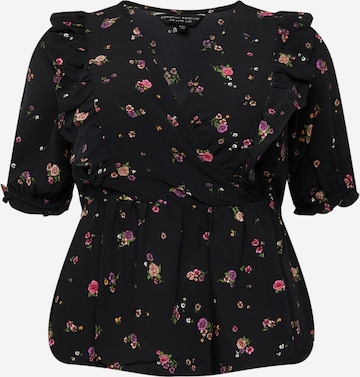 Dorothy Perkins Curve Bluse in Schwarz: predná strana