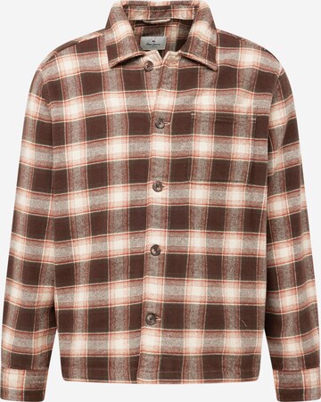 Pepe Jeans Regular fit Overhemd 'CHAENDLER' in Bruin: voorkant