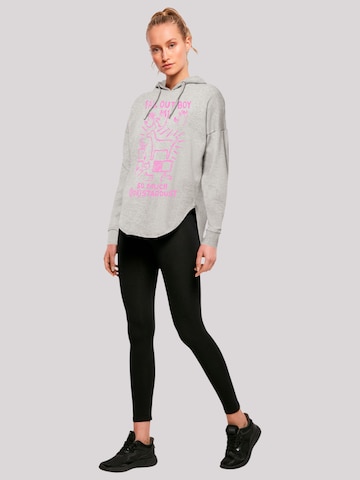 F4NT4STIC Sweatshirt 'Fall Out Boy Pink Dog So Much Stardust' in Grey