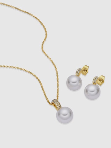 LUXBYLUX Earrings in White: front